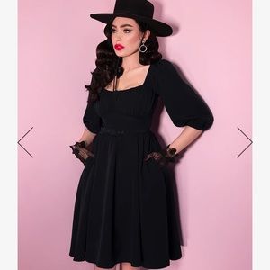 VACATION DRESS IN BLACK - VIXEN BY MICHELINE PITT